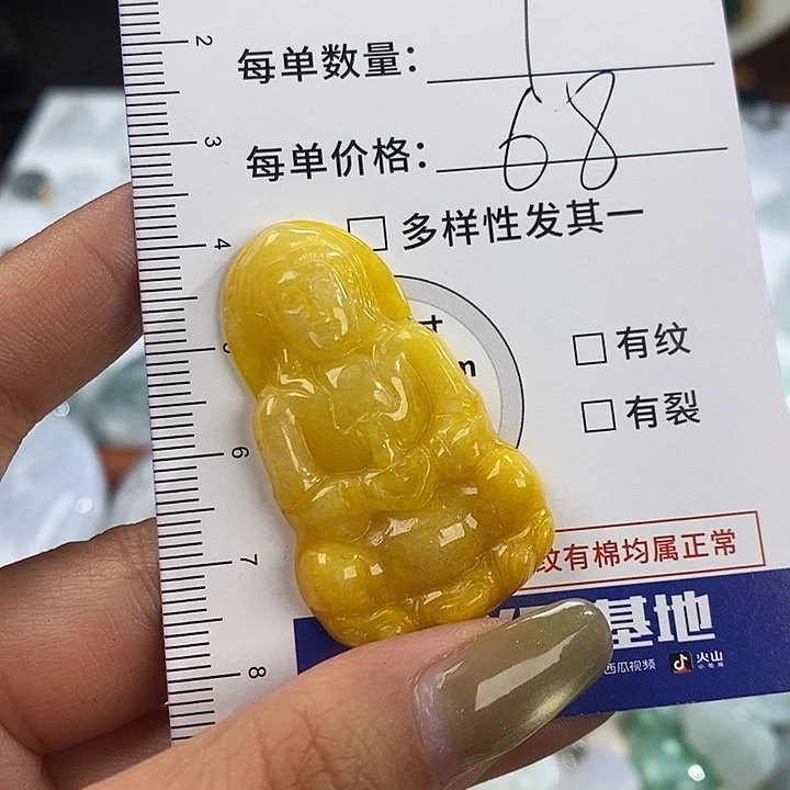 翡翠未镶嵌颈饰5259