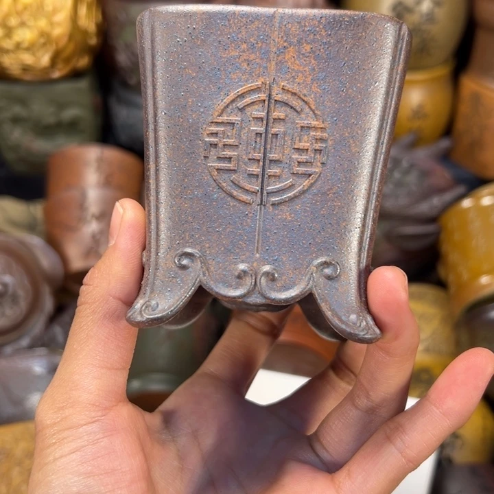 紫砂茶杯宜兴紫砂杯