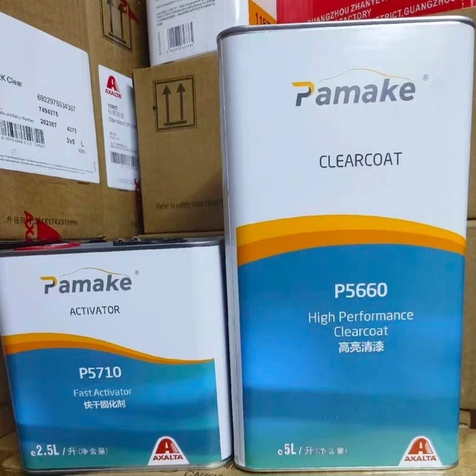 艾仕得5660清漆5L配固化剂2.5L光泽好，易操作。油漆油漆固化剂