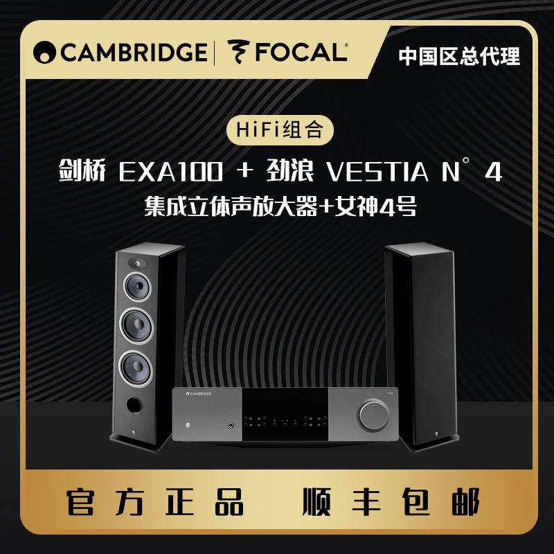 【套装组合】剑桥EXA100 + 劲浪Vesita N4