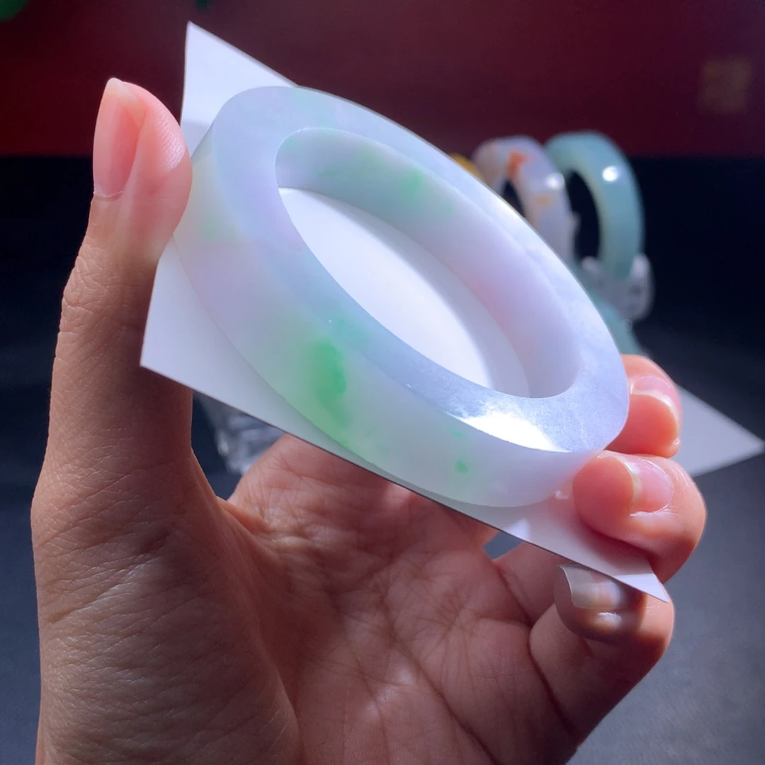 纳***鳕定制翡翠未镶嵌54到58有纹裂