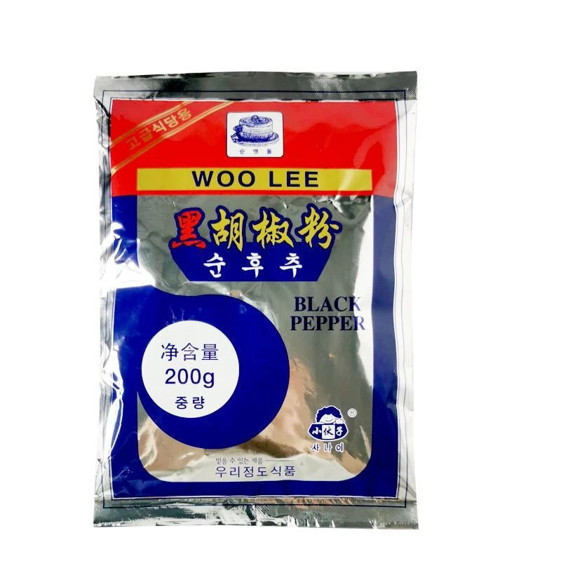 小伙子胡椒粉袋装黑胡椒粉国产韩式餐饮用黑胡椒粉调味料