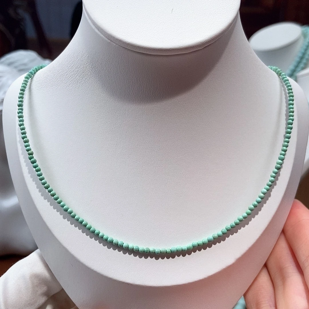 绿松石未镶嵌颈链卡2+