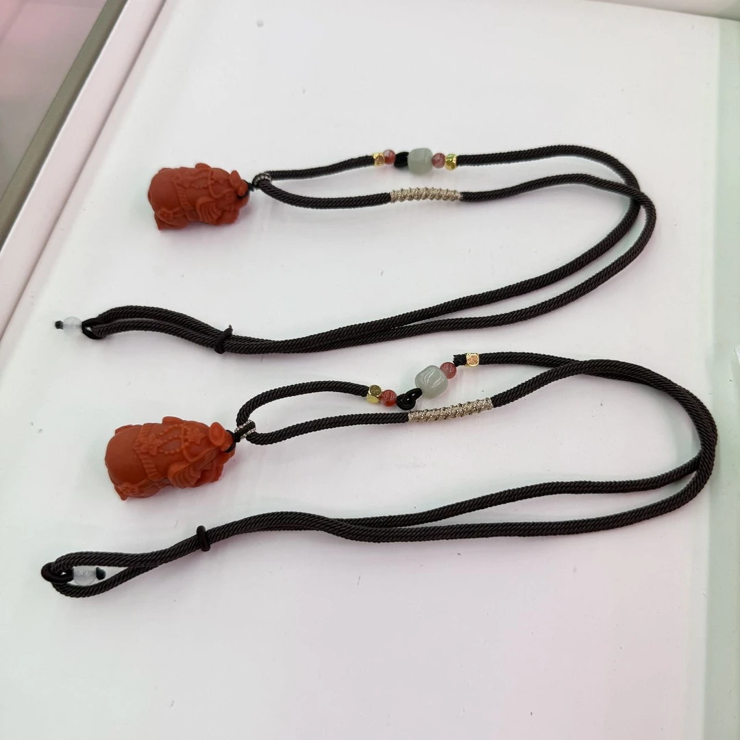 【小宝珠宝】27 T91822-南红（大象）吊坠-多样性发一件-26×16×16mm