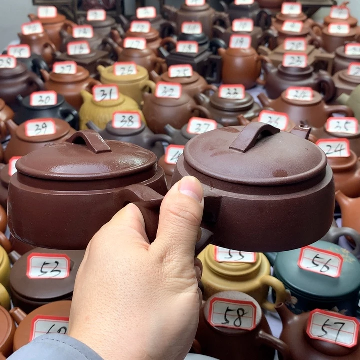紫砂茶壶长**乐微瑕微瑕