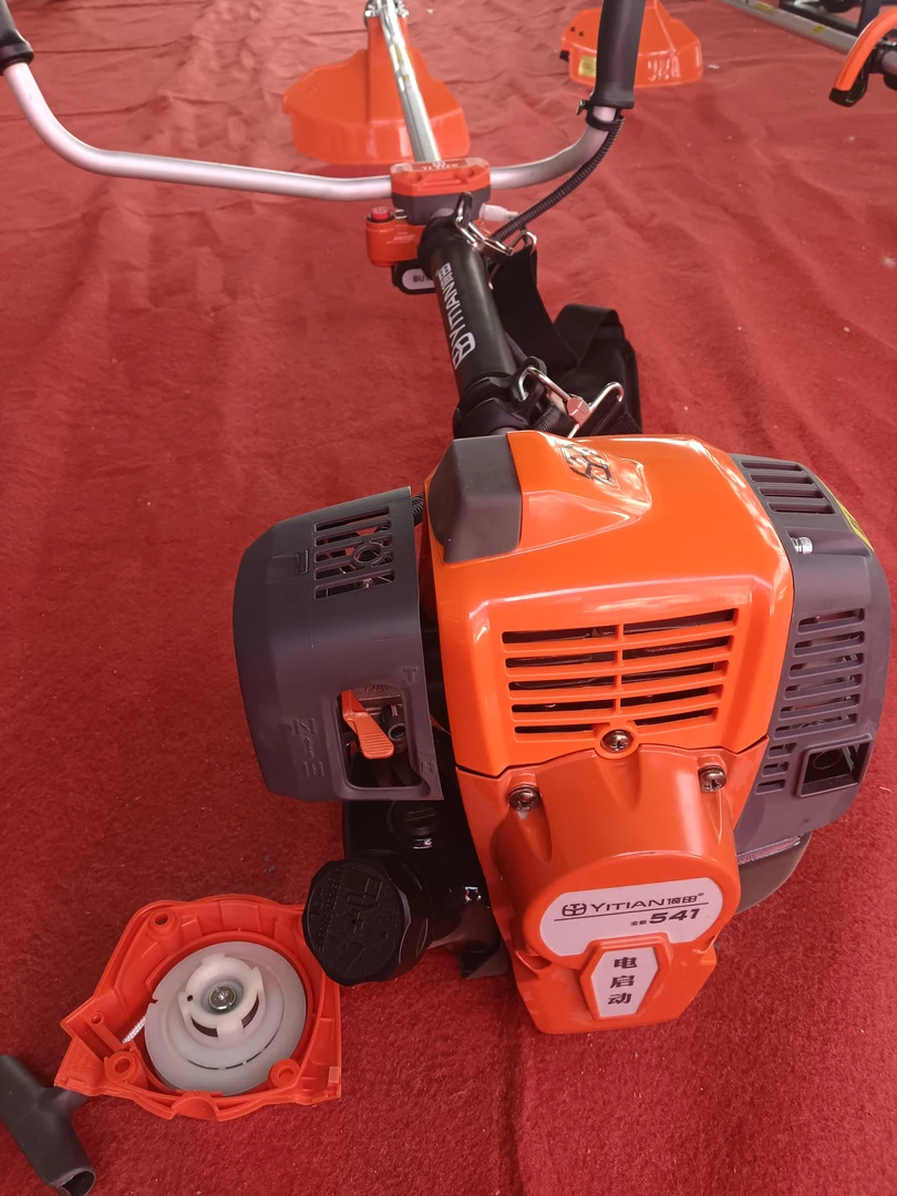 两冲程多功能割草机电启动家用农用开荒松土开沟除草神器