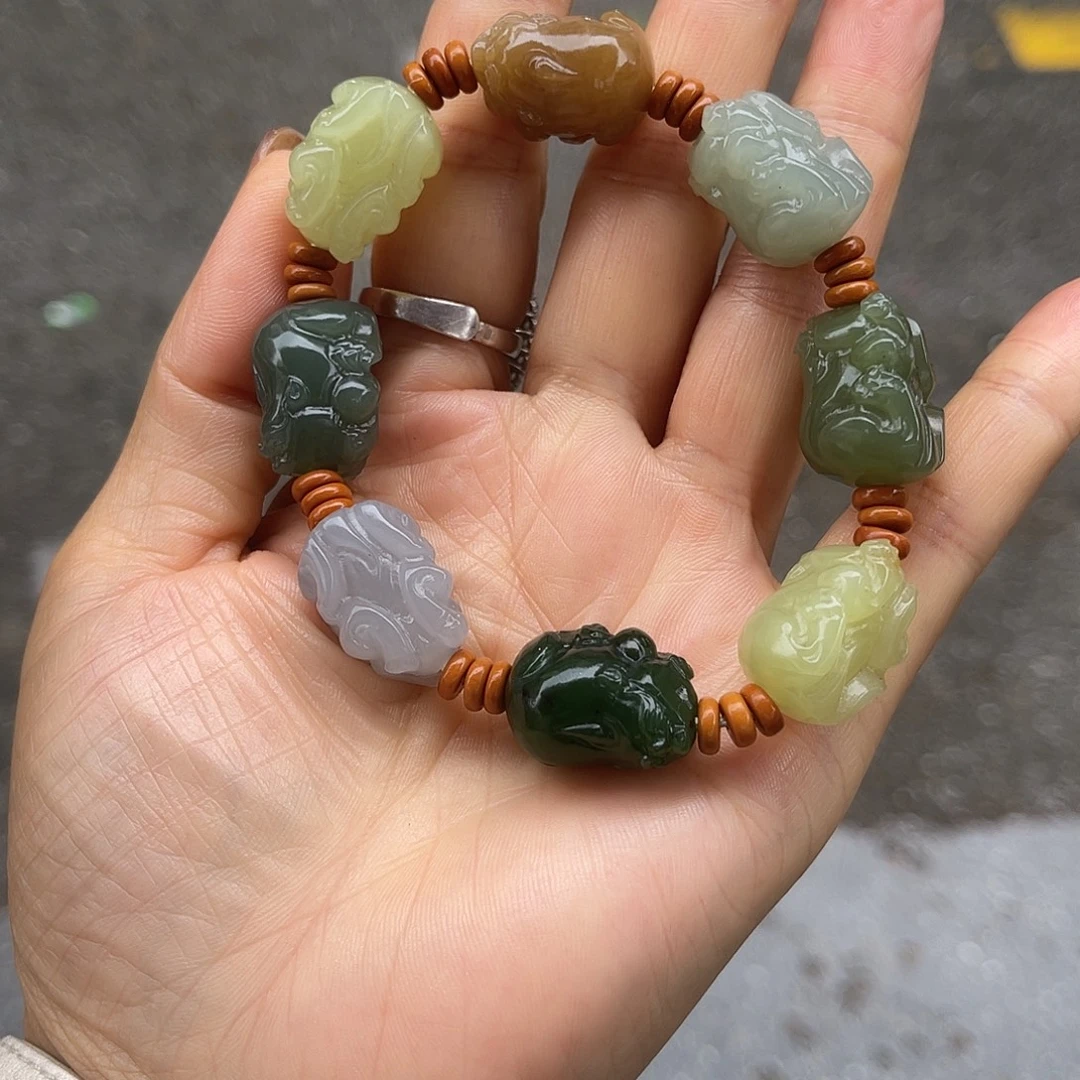 和田玉（糖玉）未镶嵌手链