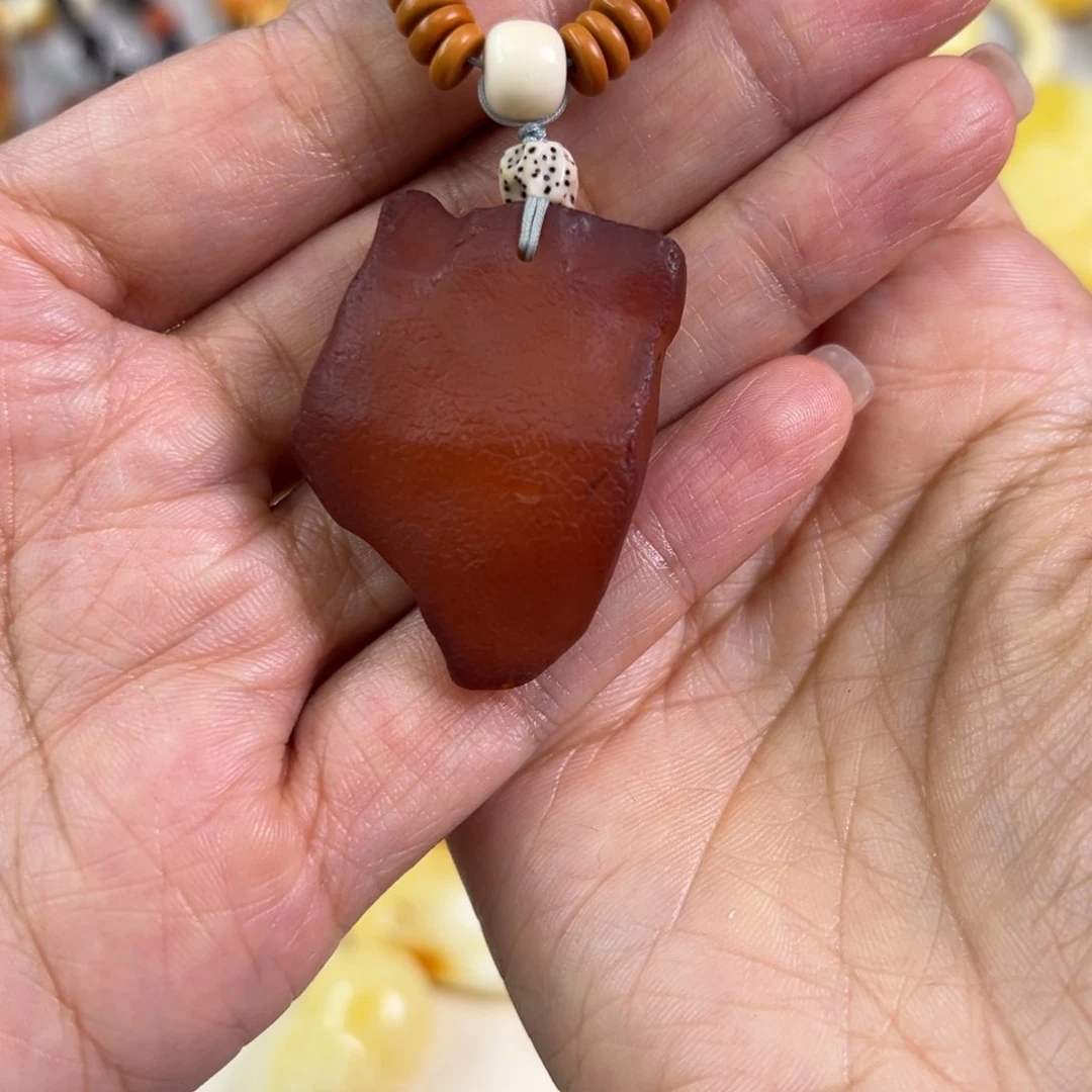 蜜蜡颈饰未镶嵌蜜蜡