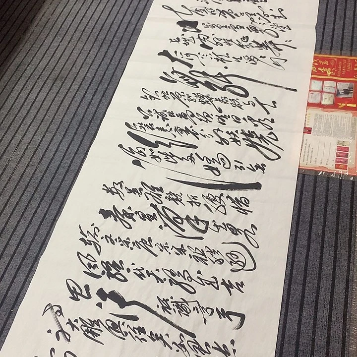 书法冯伟老师头像雪