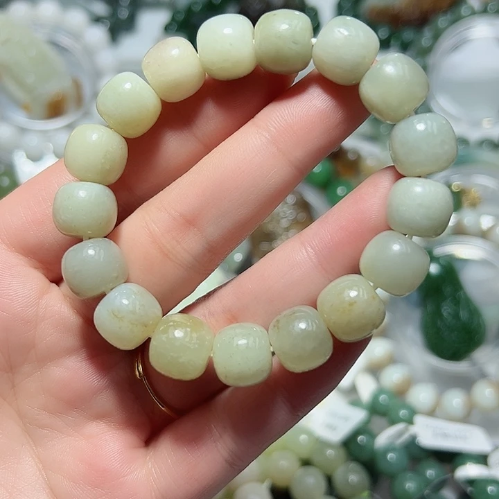 和田玉手链未镶嵌31