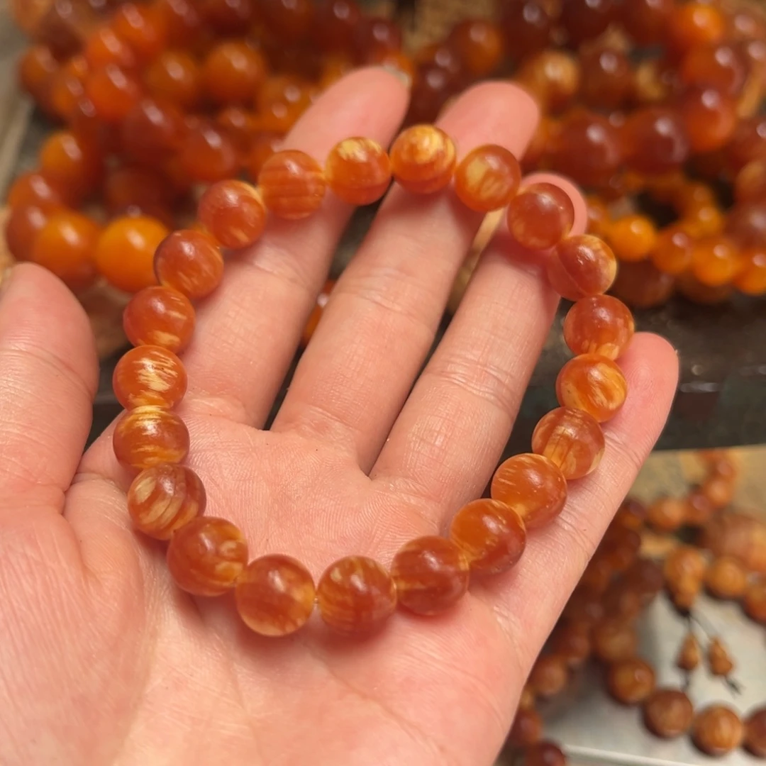 明***有手串/手链松木（琥珀木）1.2单圈17颗