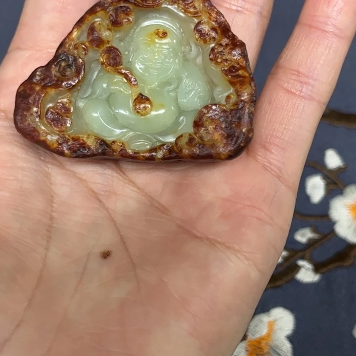 颈饰未镶嵌岫岩河磨玉（透闪石质玉）用****6