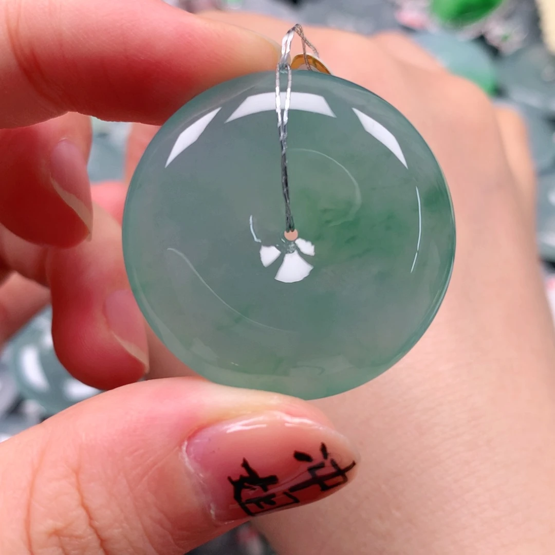 颈饰未镶嵌翡翠天然翡翠