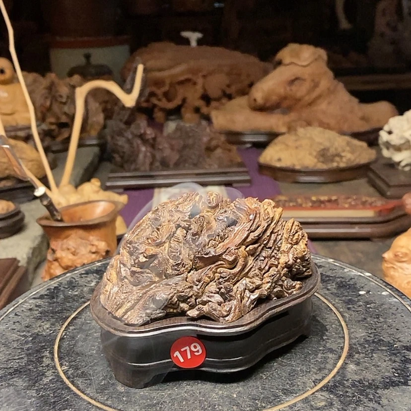 【闪购商品】179号风化胡杨香炉工艺