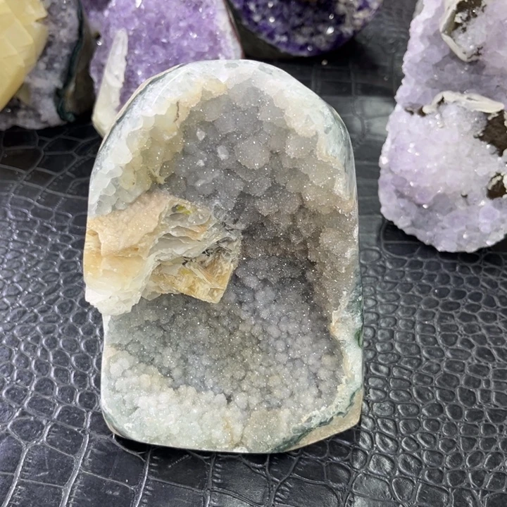 发饰水晶未镶嵌奇石彩晶簇