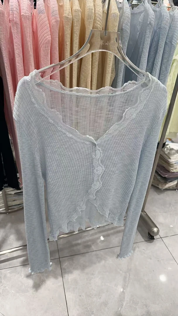 蕾丝花边冰丝披肩