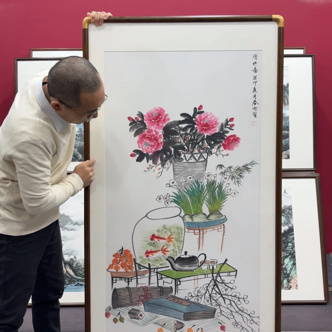 国画手绘作品160/80