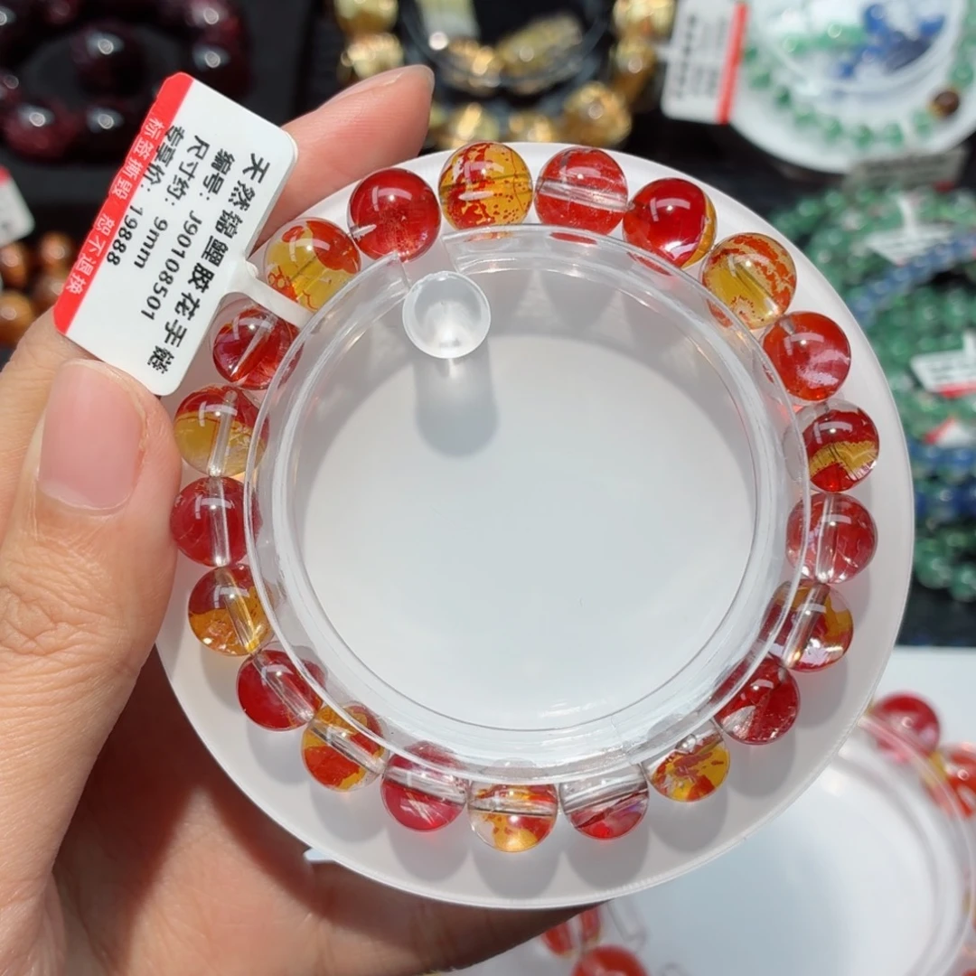 未镶嵌手链水晶锦鲤胶花手链