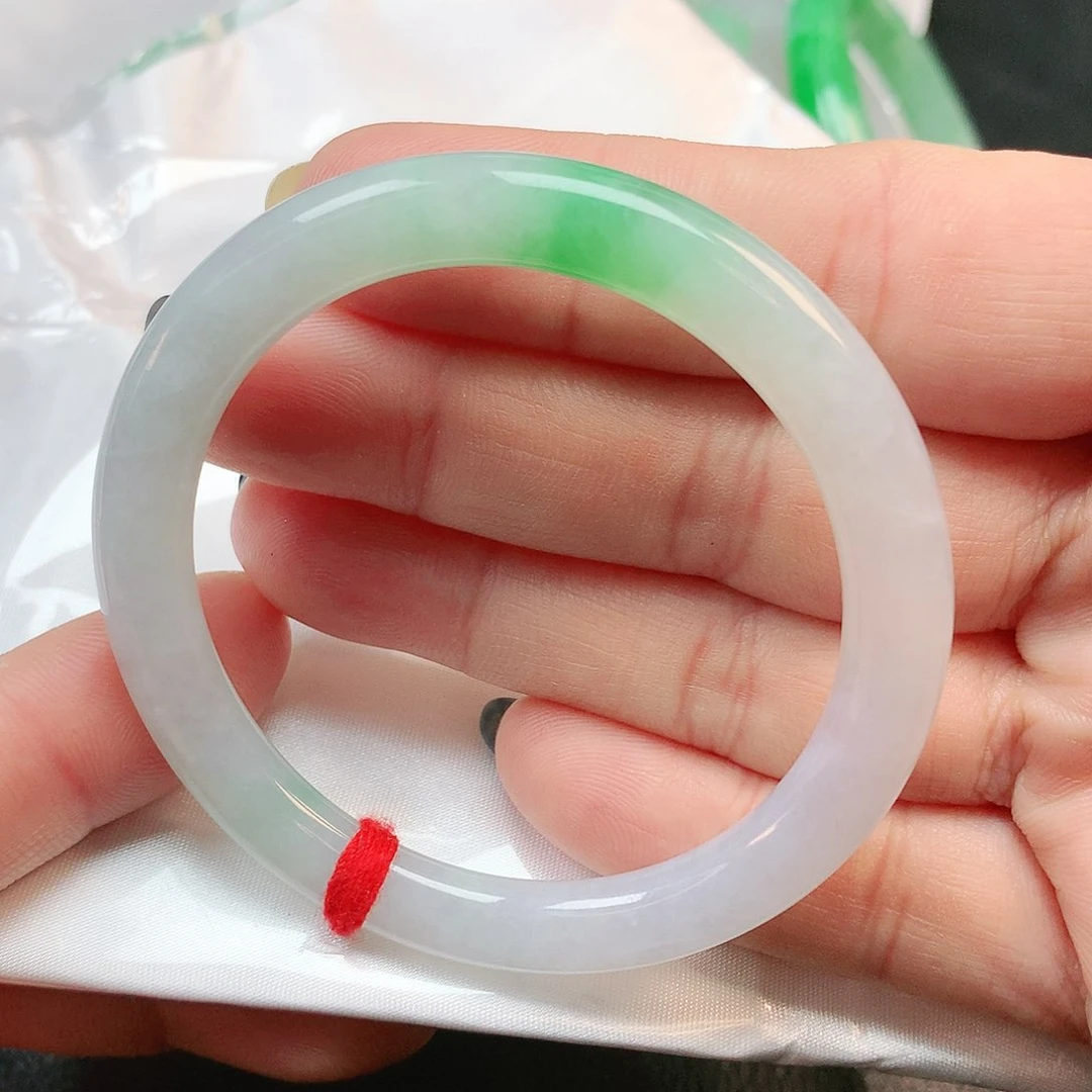 未镶嵌手镯翡翠圆条2958