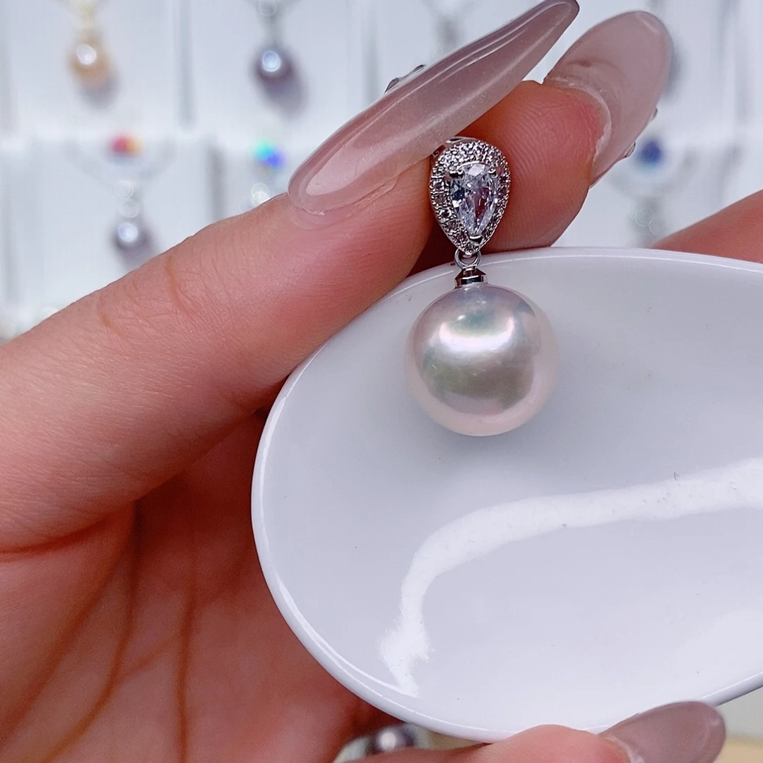 未镶嵌淡水珍珠吊坠(赠链)