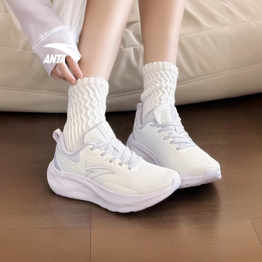 ANTA/安踏逸尘丨跑鞋男女同款缓震回弹跑步鞋体侧轻便透气