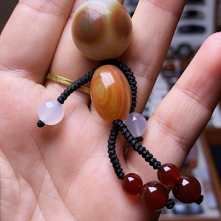 幸***星玛瑙/玉髓颈饰未镶嵌