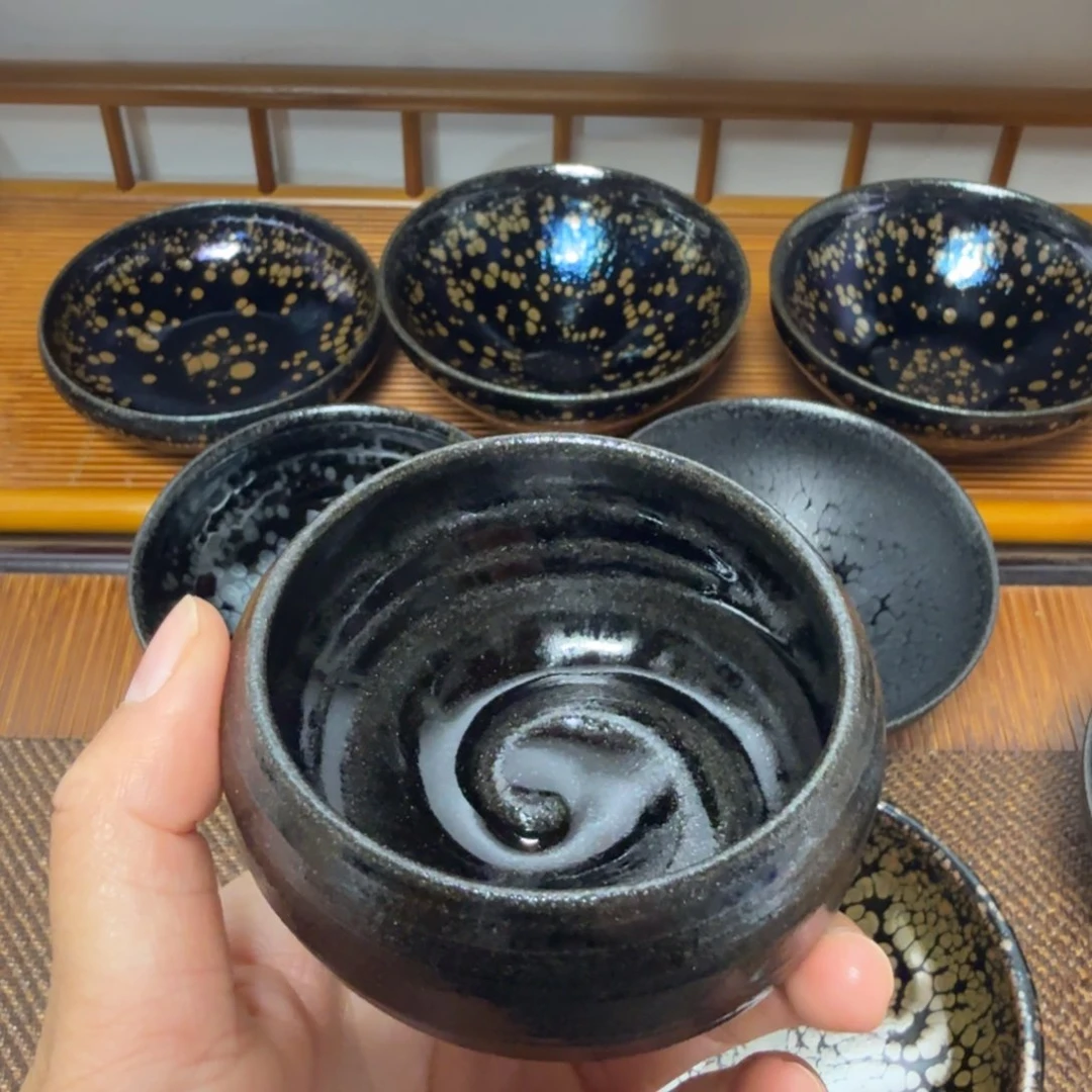 茶盏？****？建盏手工制作主人杯茶杯