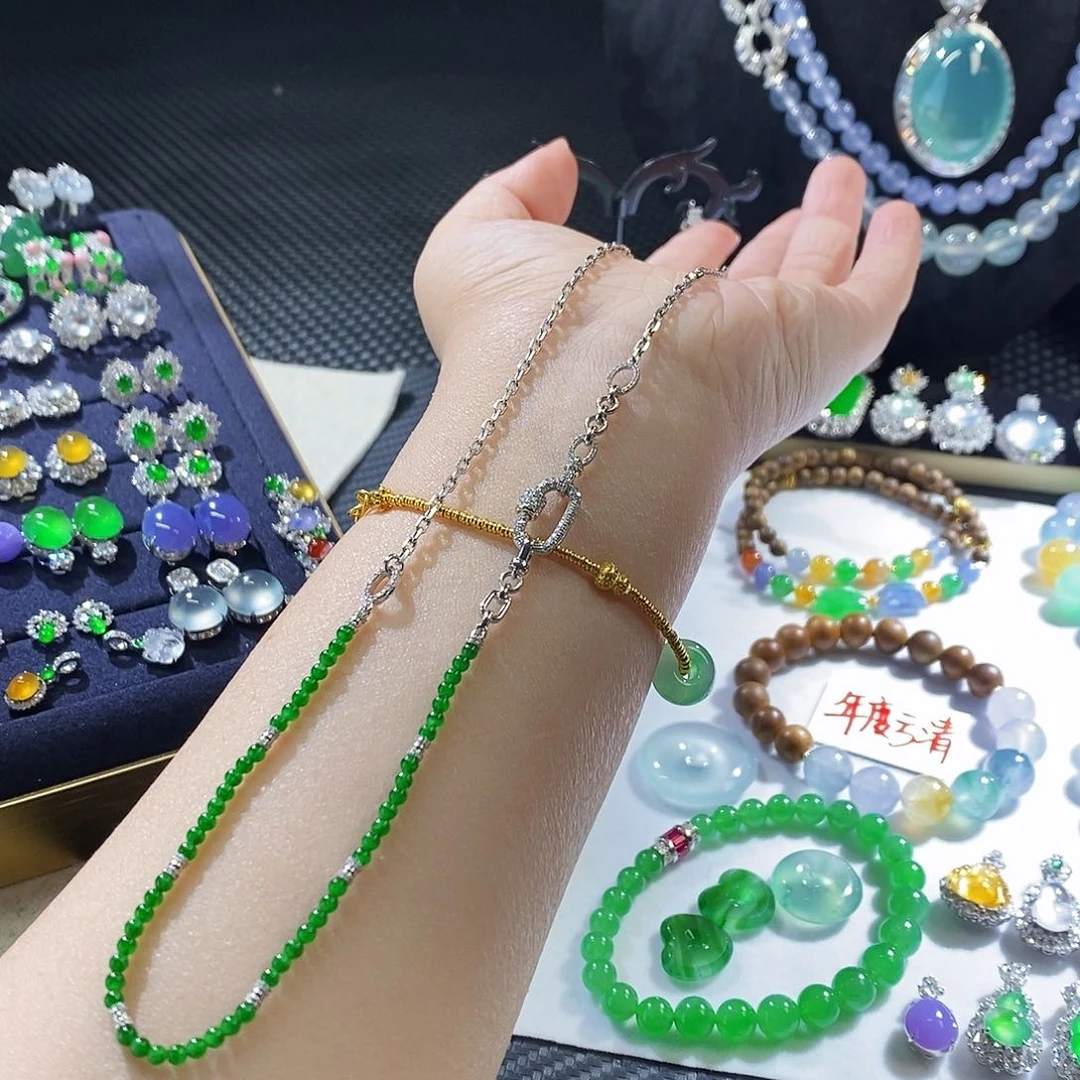 翡翠把件未镶嵌项链