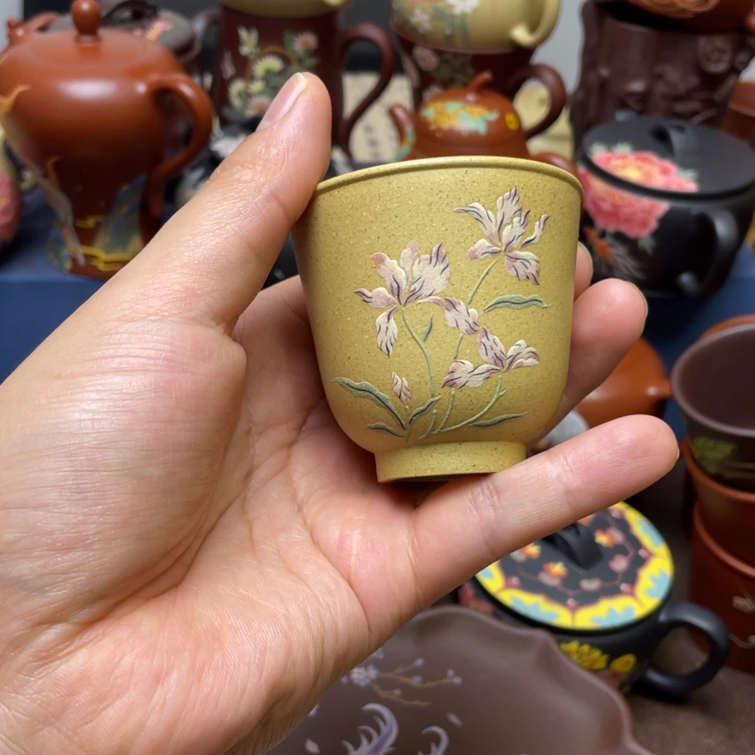 紫砂茶杯紫砂主人杯80cc