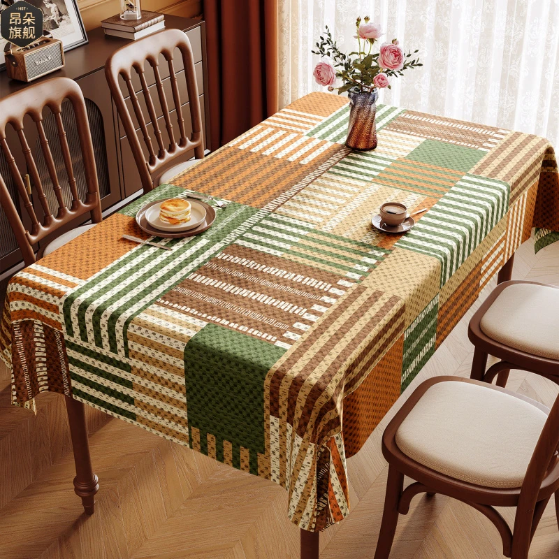 桌布防烫防水防油免洗氛围感餐桌布轻奢长方形高档2025新款茶几布