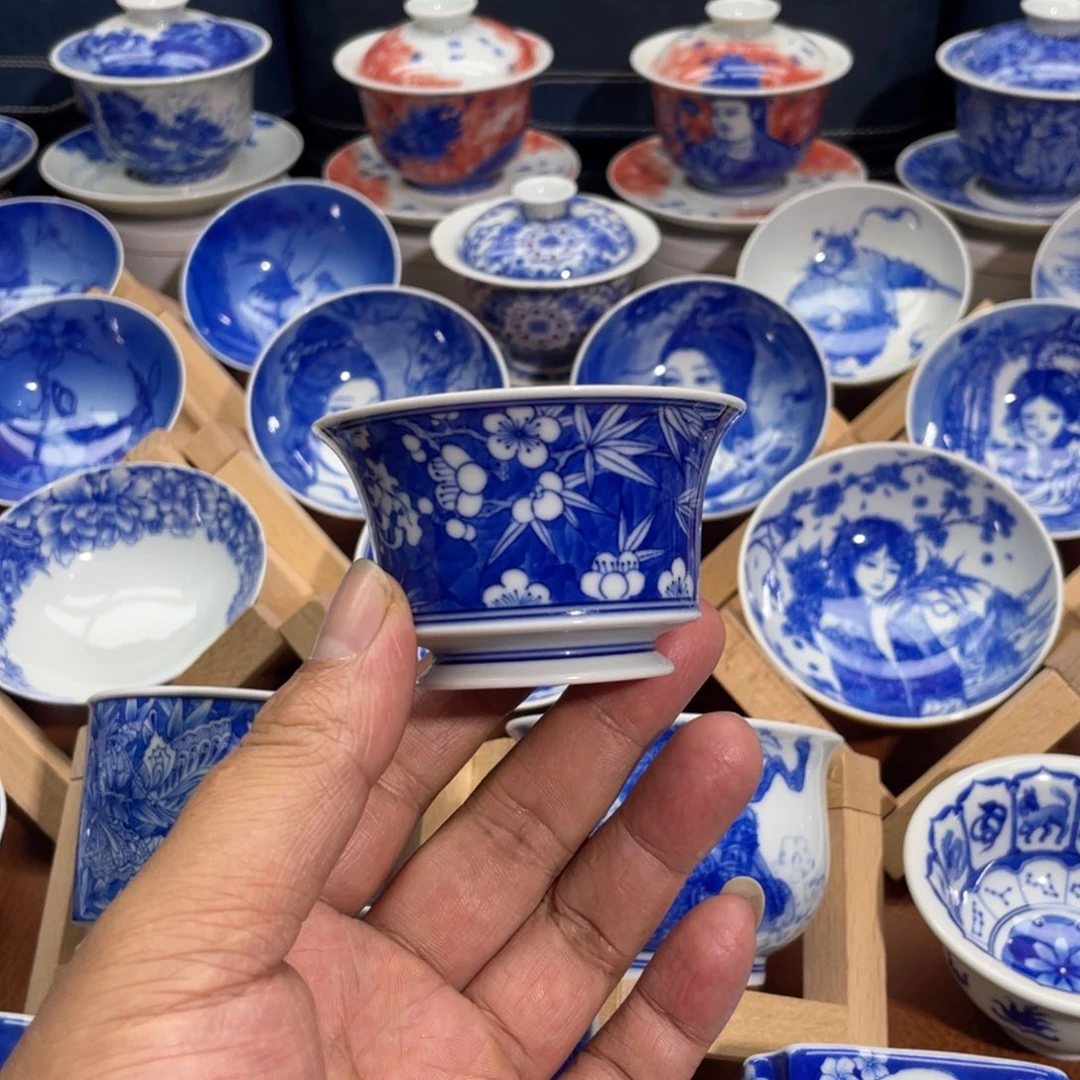 陶月楼 柴窑  梅兰竹菊