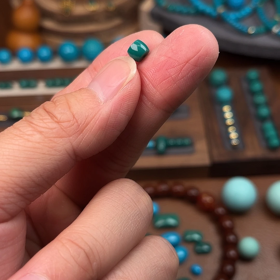 绿松石未镶嵌6.5直切