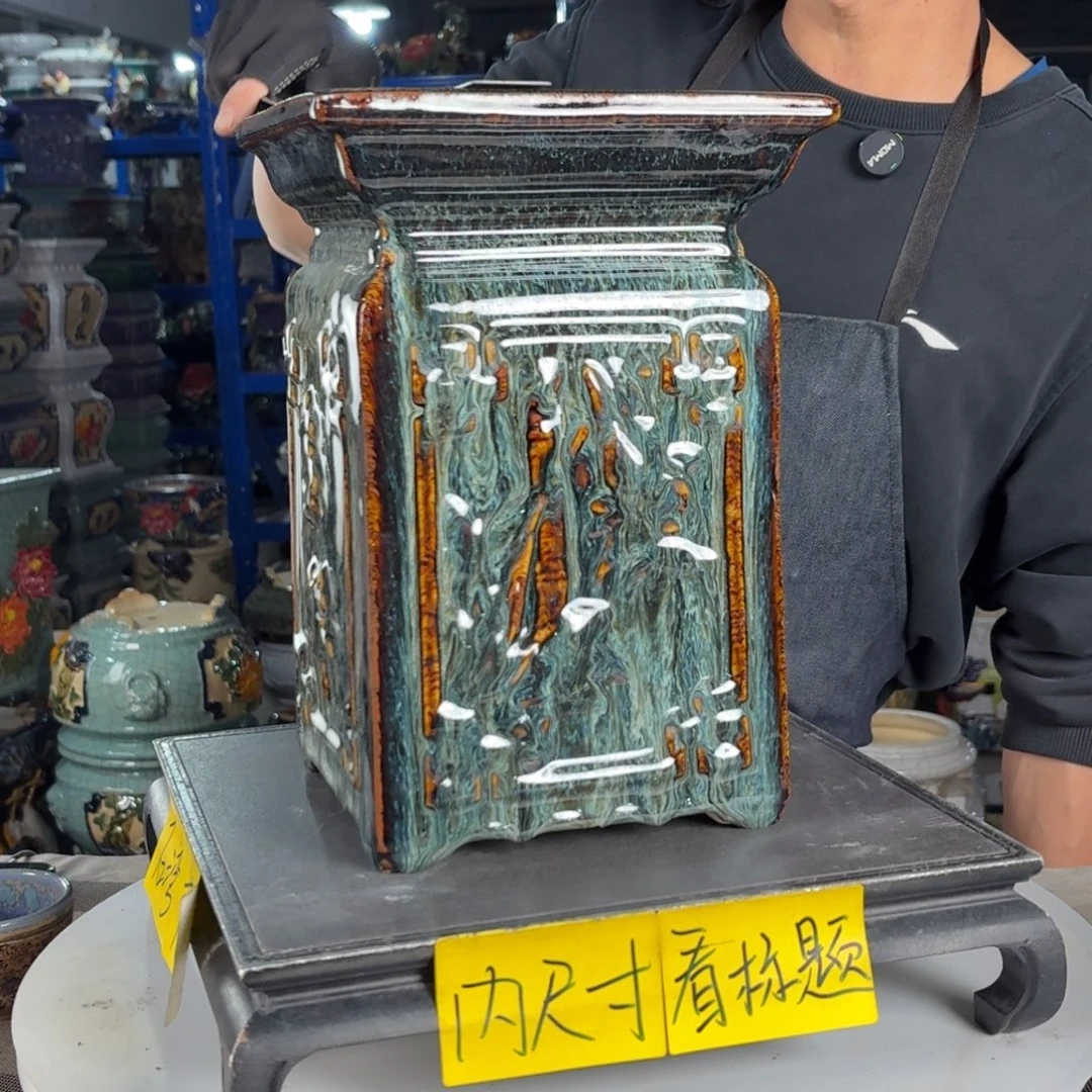 一风堂石湾花盆 面宽19高29