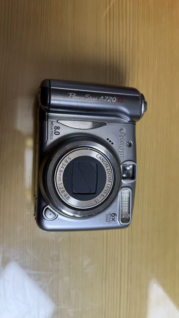 9新 Canon/佳能 A720 IS复古面包机CCD迷你数码相机800万像素