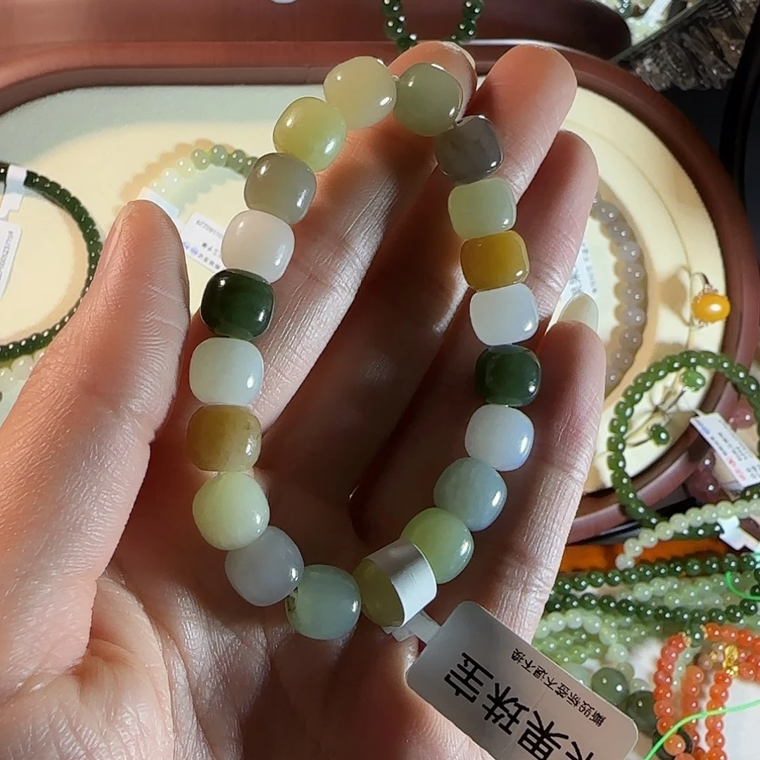 和田玉未镶嵌手链