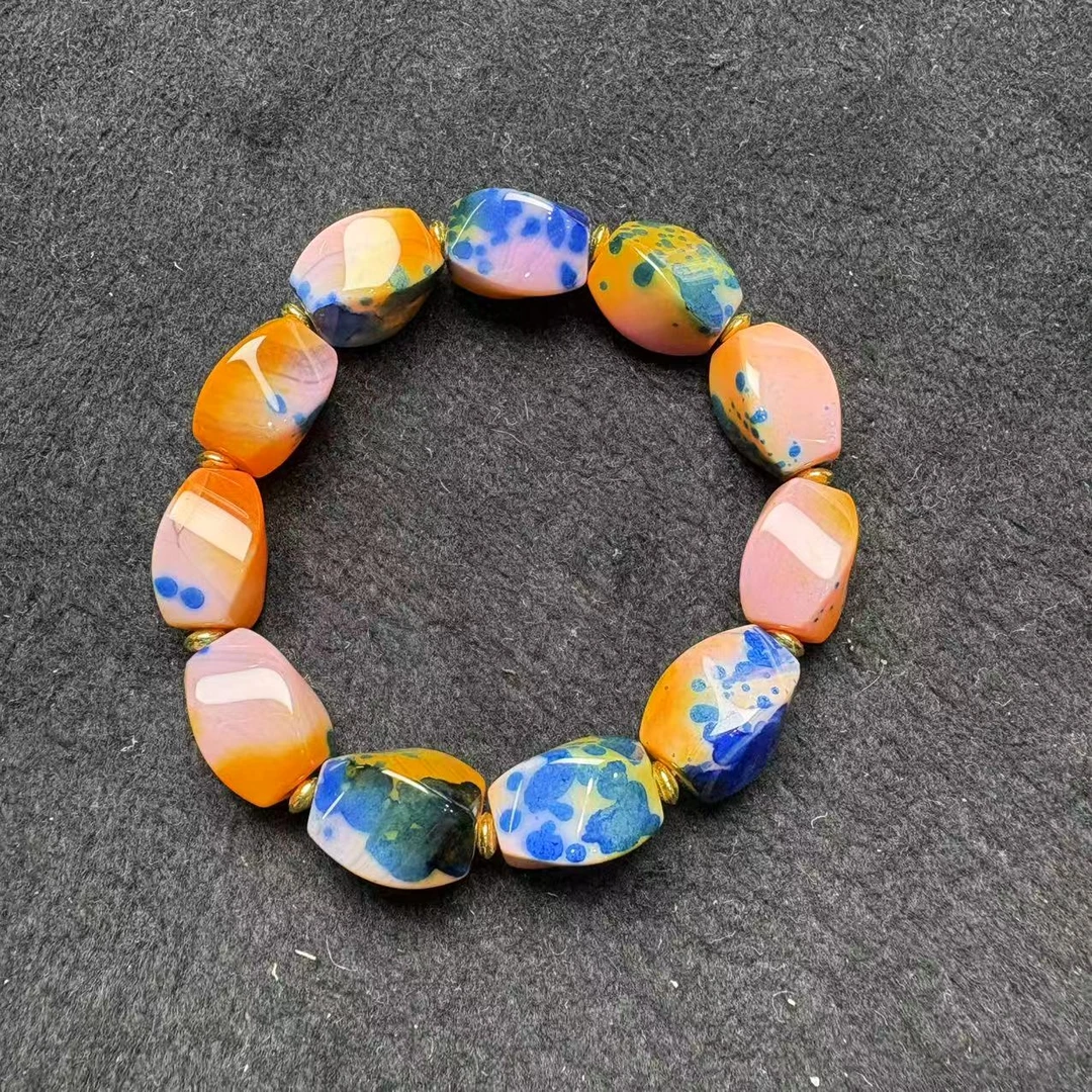 天然精美特色玛瑙手串-n524-多样性发一