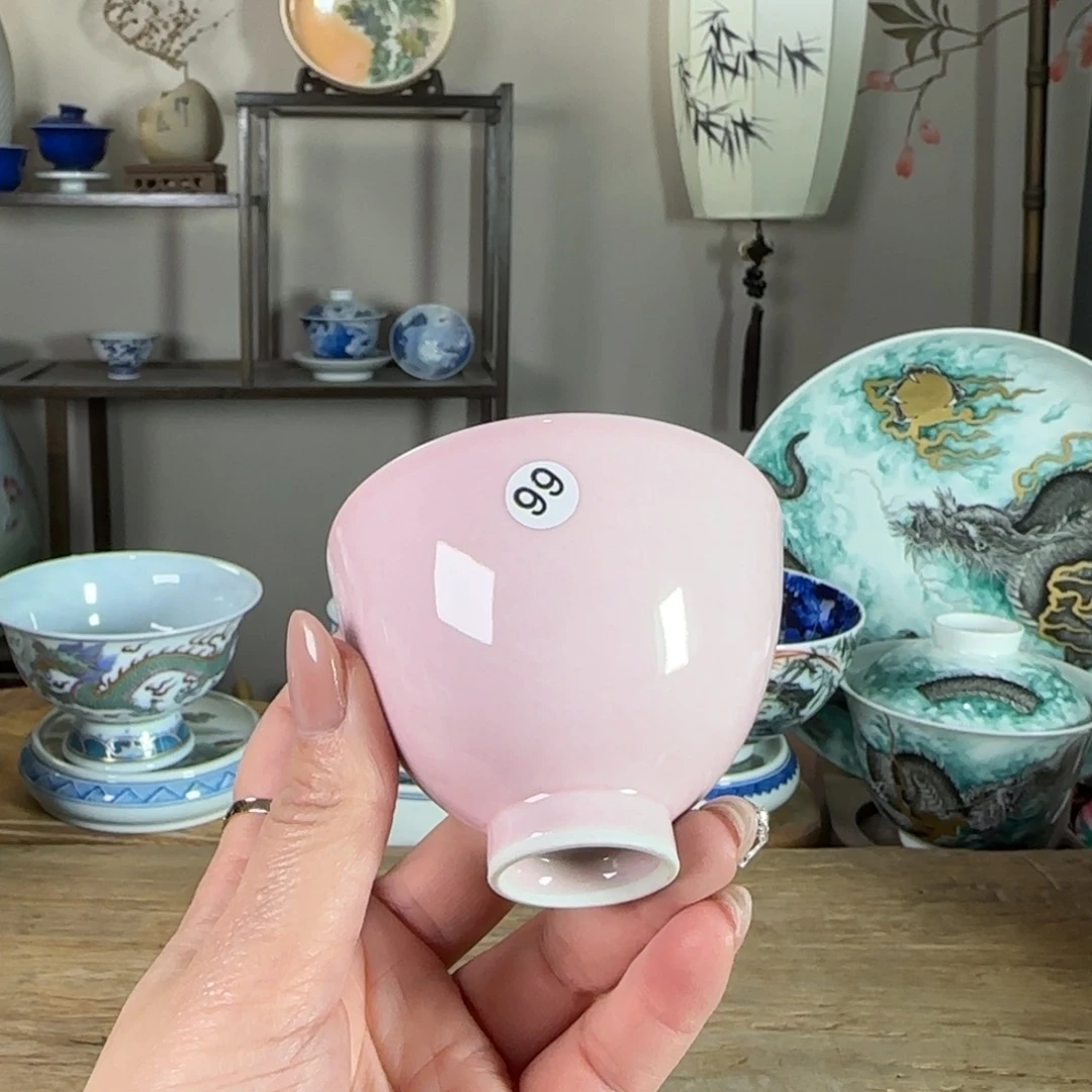 杯景德镇陶瓷柴烧多人