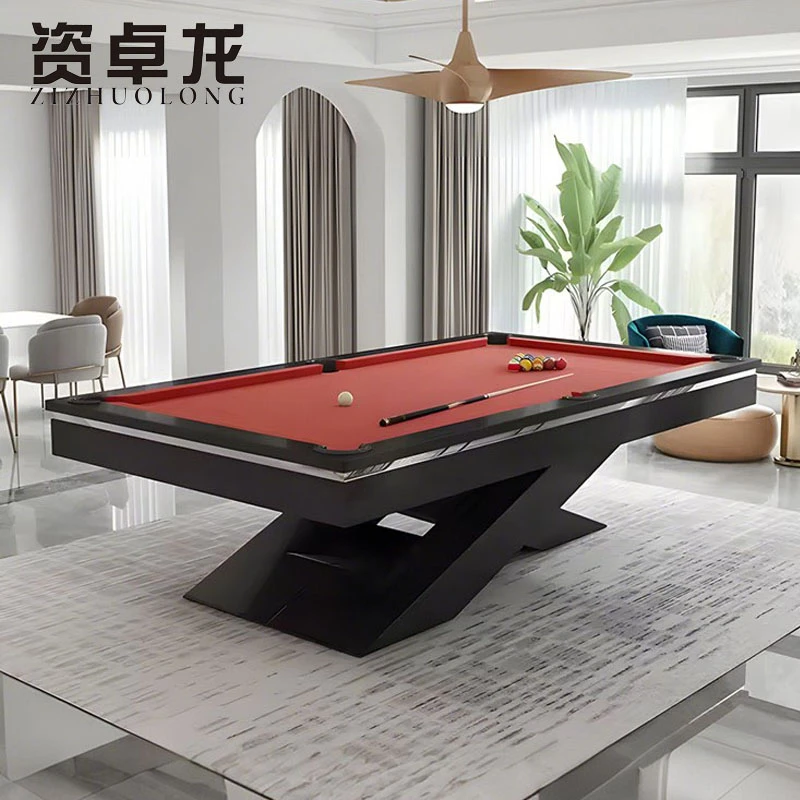 资卓龙台球桌家用高端标准型美式九球桌球厅球房俱乐部专用桌球台