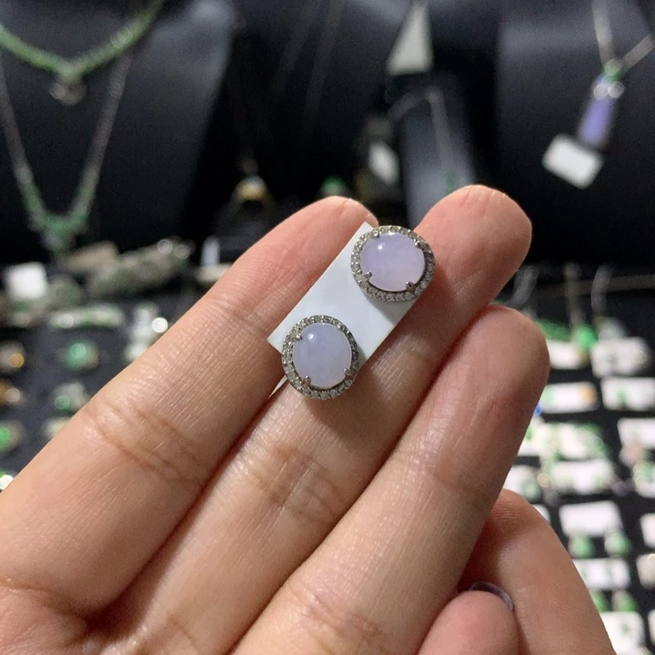 翡翠银S925镶嵌戒指