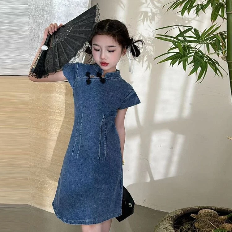 507041  韩版女新款夏款时尚洋气百搭休闲连衣裙