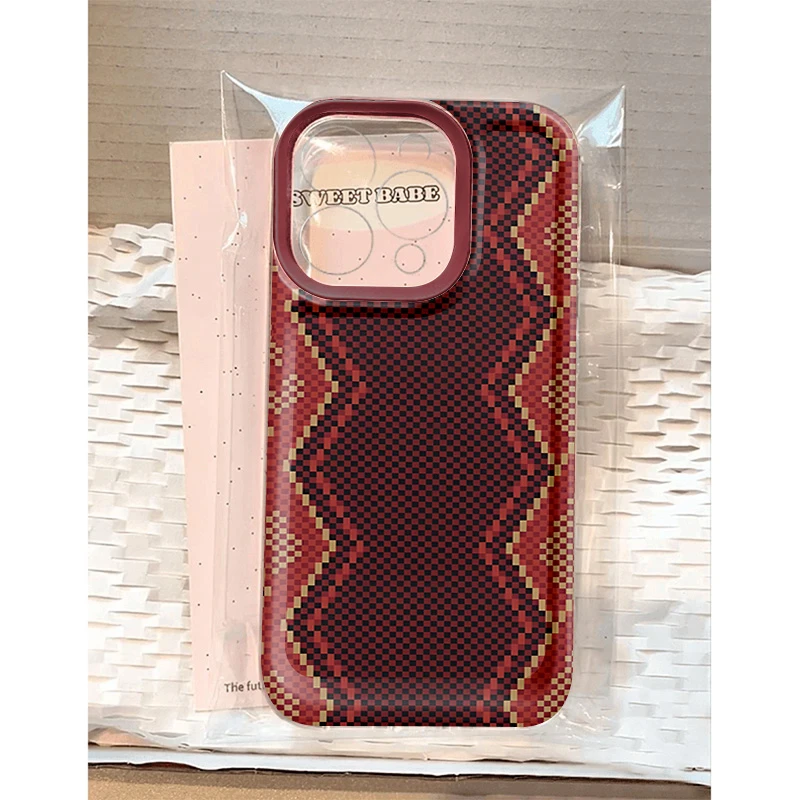 平面印刷蛇纹适用苹果16 15手机壳iPhone13promax防摔14 12男女xr