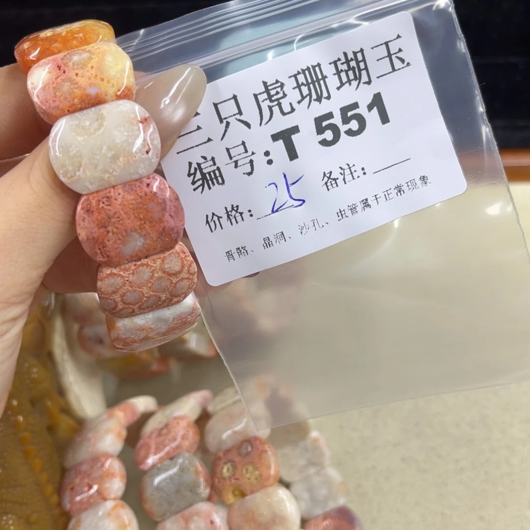C***c硅化珊瑚（珊瑚玉）h未镶嵌