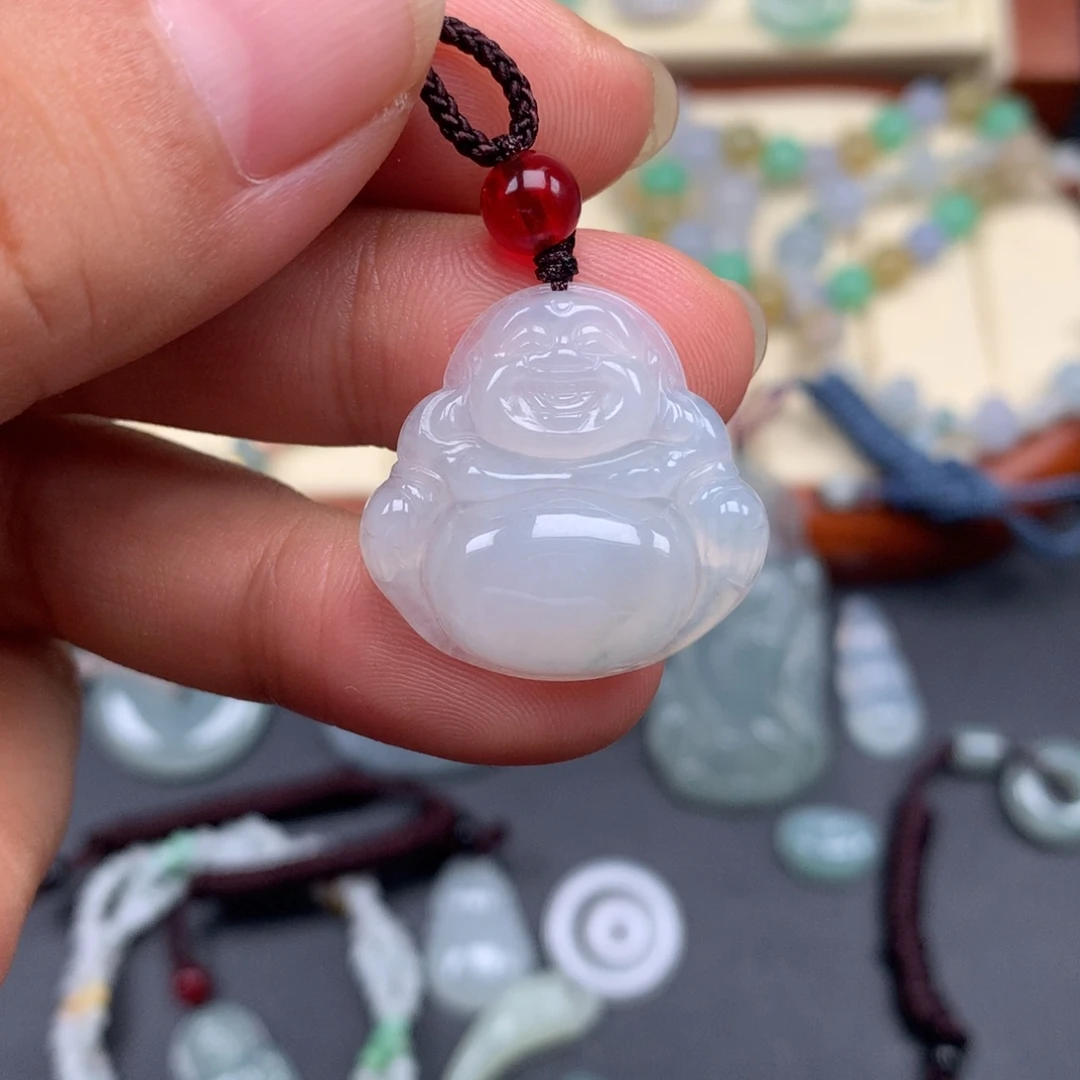 颈饰未镶嵌翡翠佛公