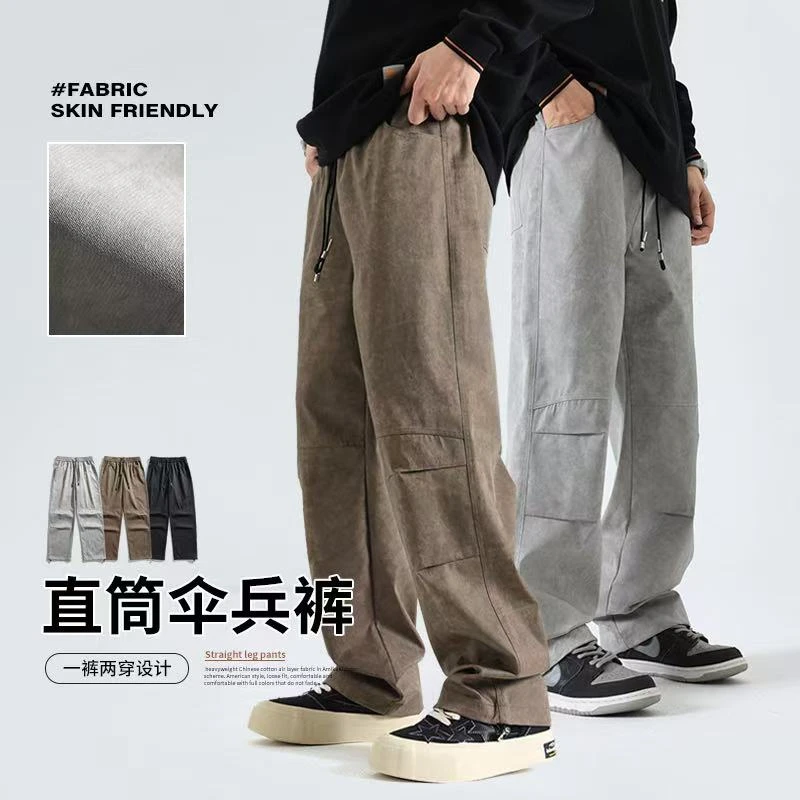 80589 巴黎风潮牌户外工装休闲裤脏脏裤 男女同款