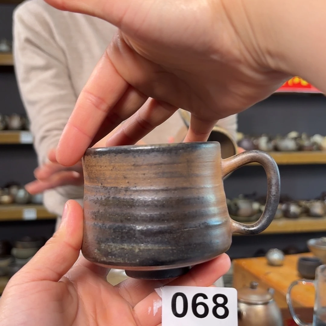 杯?****坭兴陶柴烧全手工原矿泥料杯