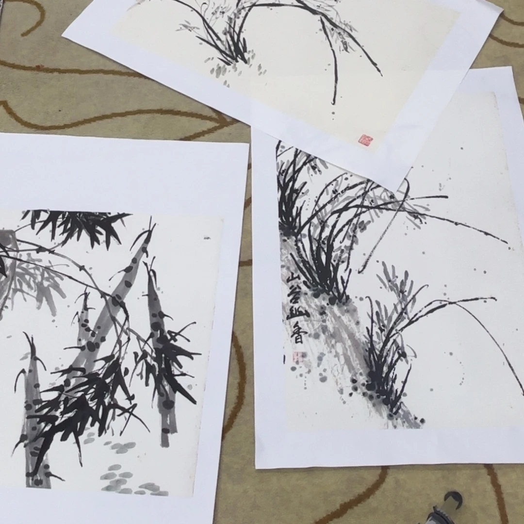 国画国画老师作品刘