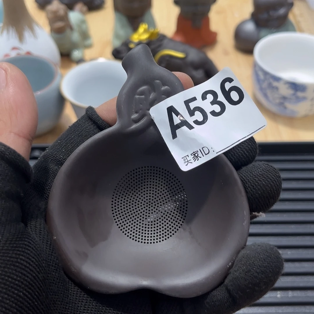瓷片茶摆件工艺品摆件666