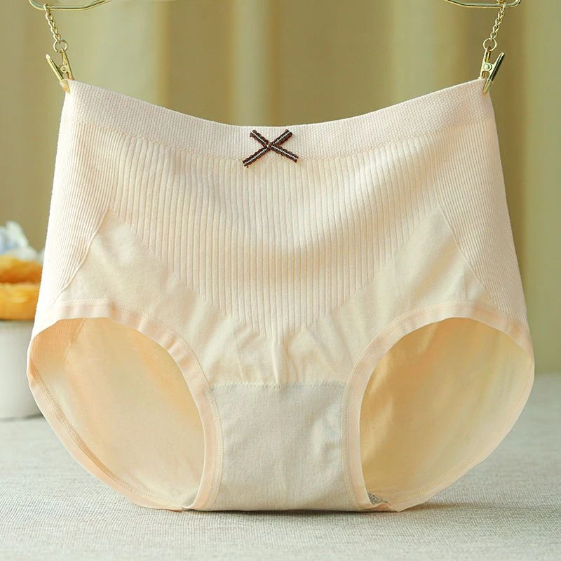 高腰无痕女三角内裤棉裆三角裤舒适学生夏季中腰大码