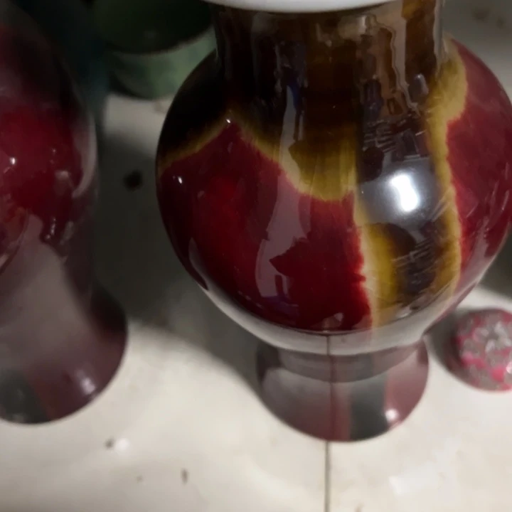 杯宁***W景德镇陶瓷三江开籁花瓶