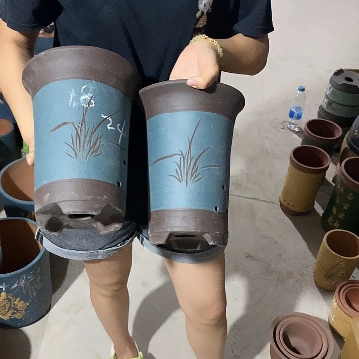 紫砂花盆紫砂花盆